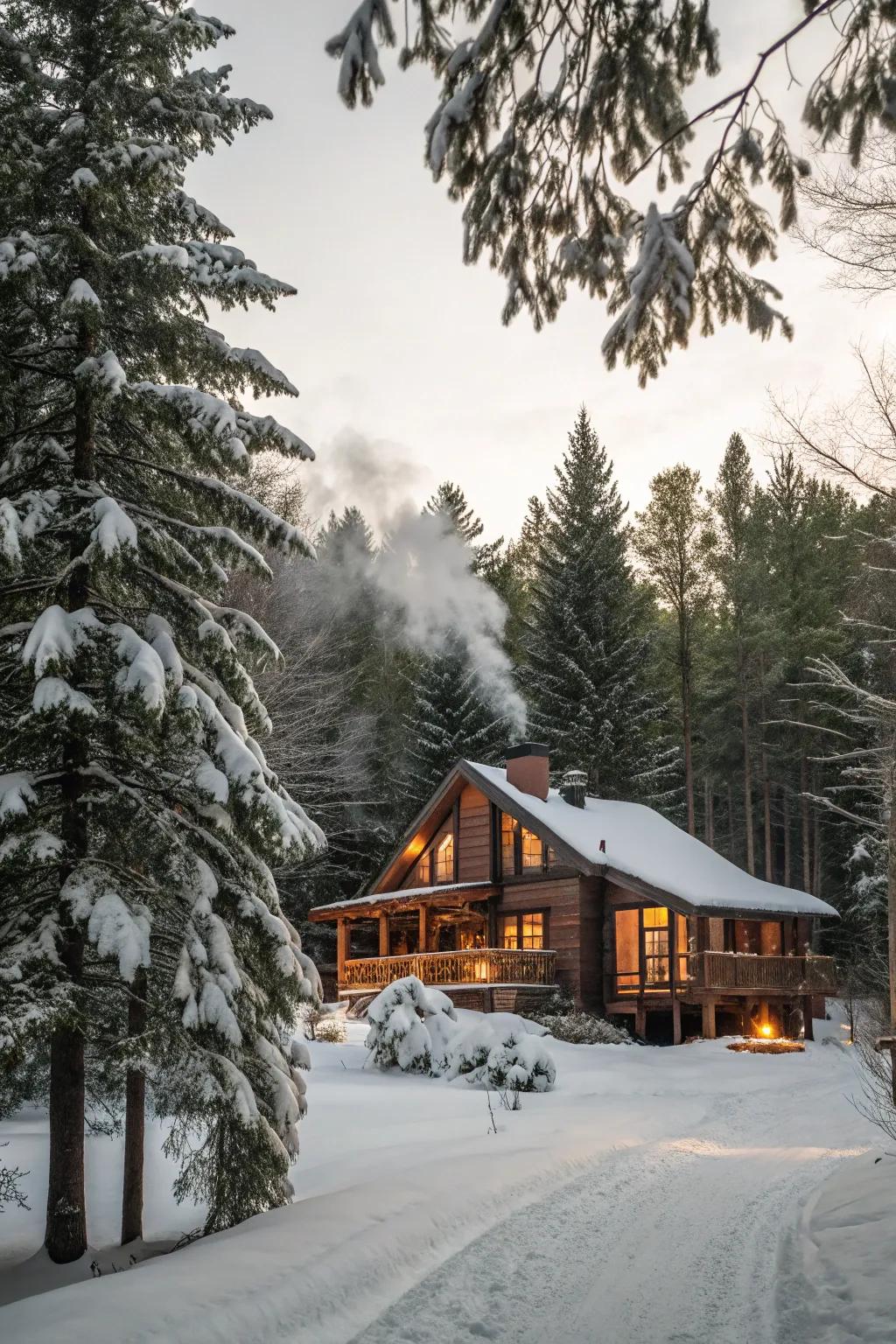 Escape to a romantic hideaway in the Poconos for a winter babymoon.