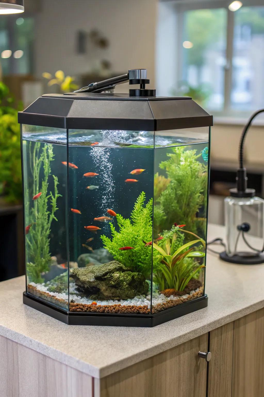 Maintain a robust ecosystem through effective filtration.