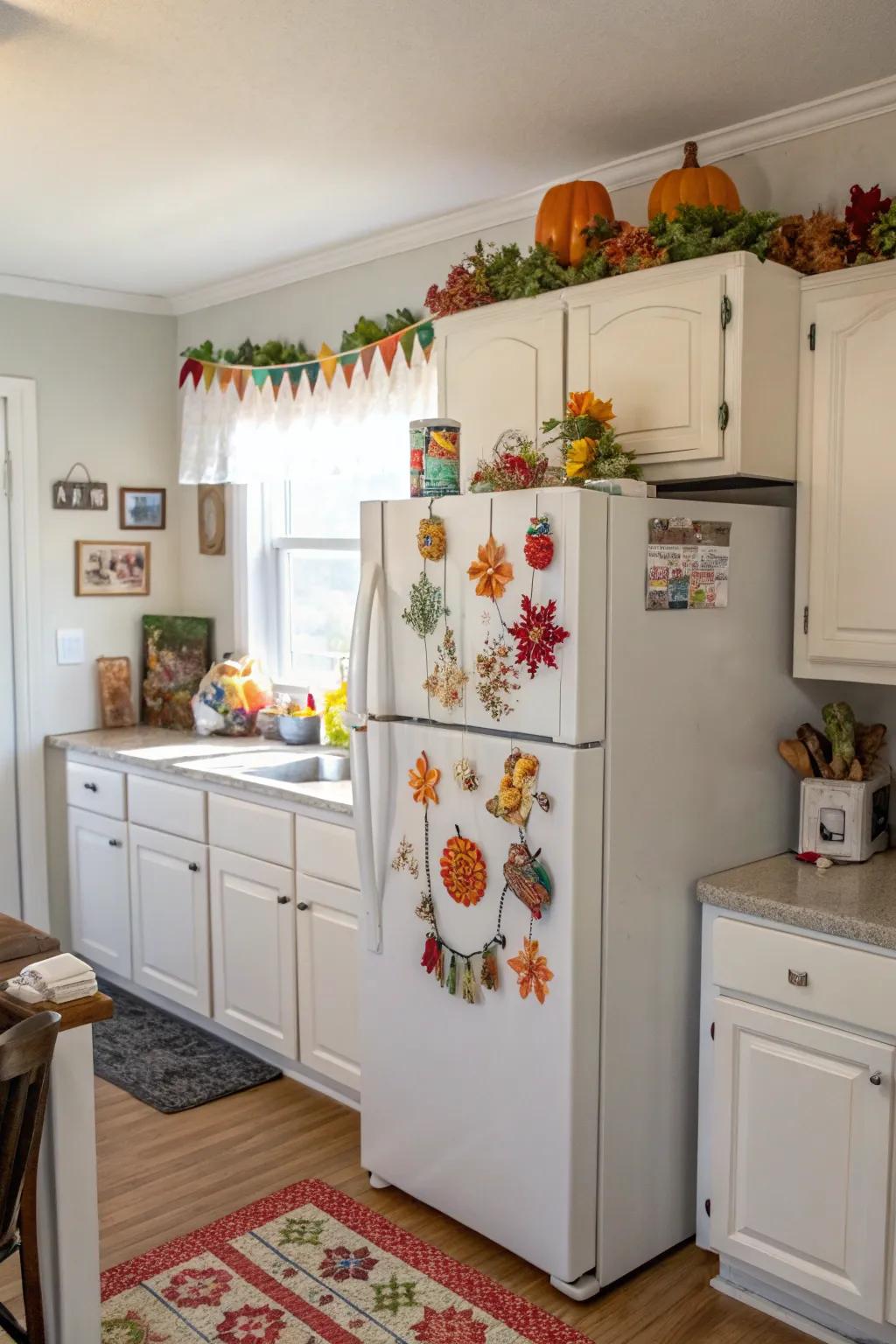 Seasonal decor adds a festive and dynamic touch to your kitchen.