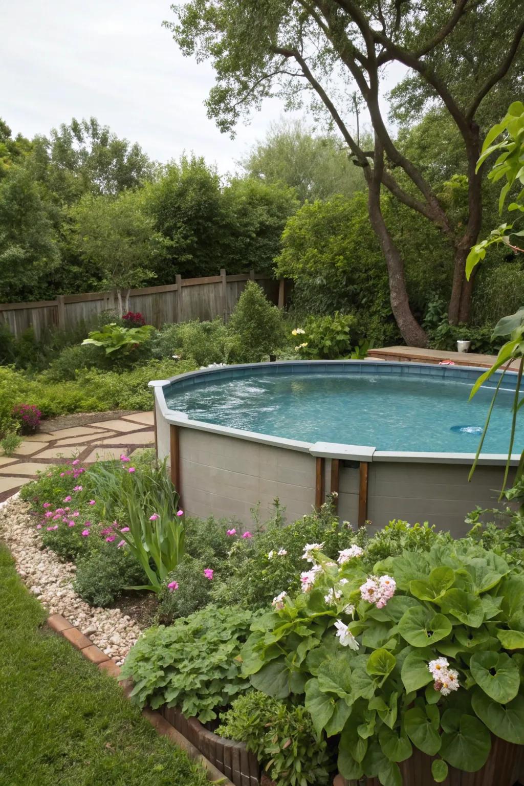 Vermiculite provides both flexibility and effective drainage for your pool base.