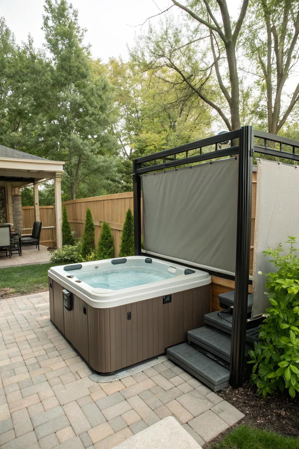 Retractable screens offer versatile privacy solutions for changing needs.