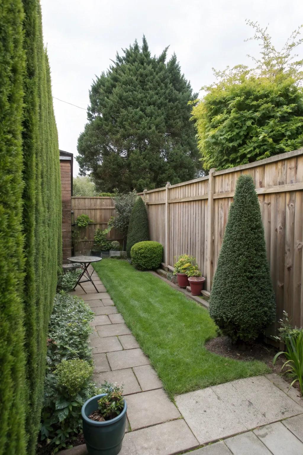 Creative solutions ensuring privacy and adding beauty.