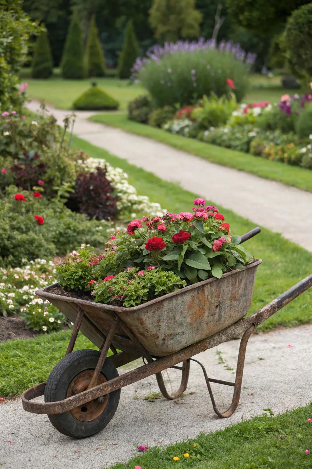 Decorative items add charm and a personal touch.