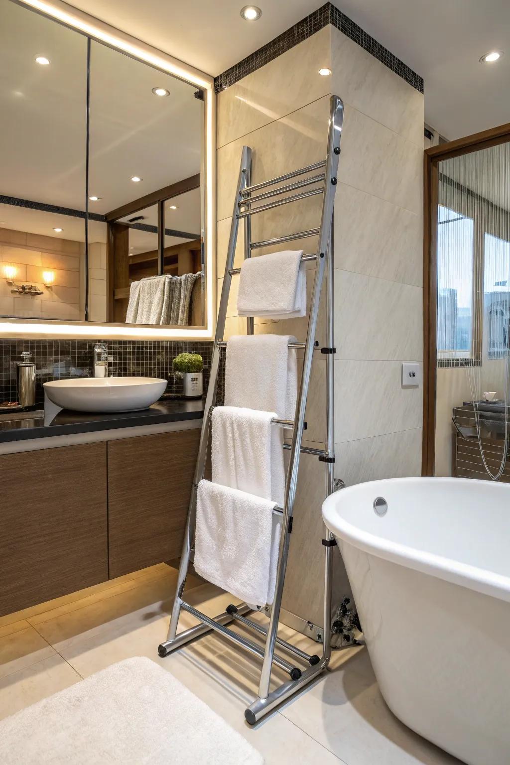 Adaptable racks deliver flexibility for any bathroom.