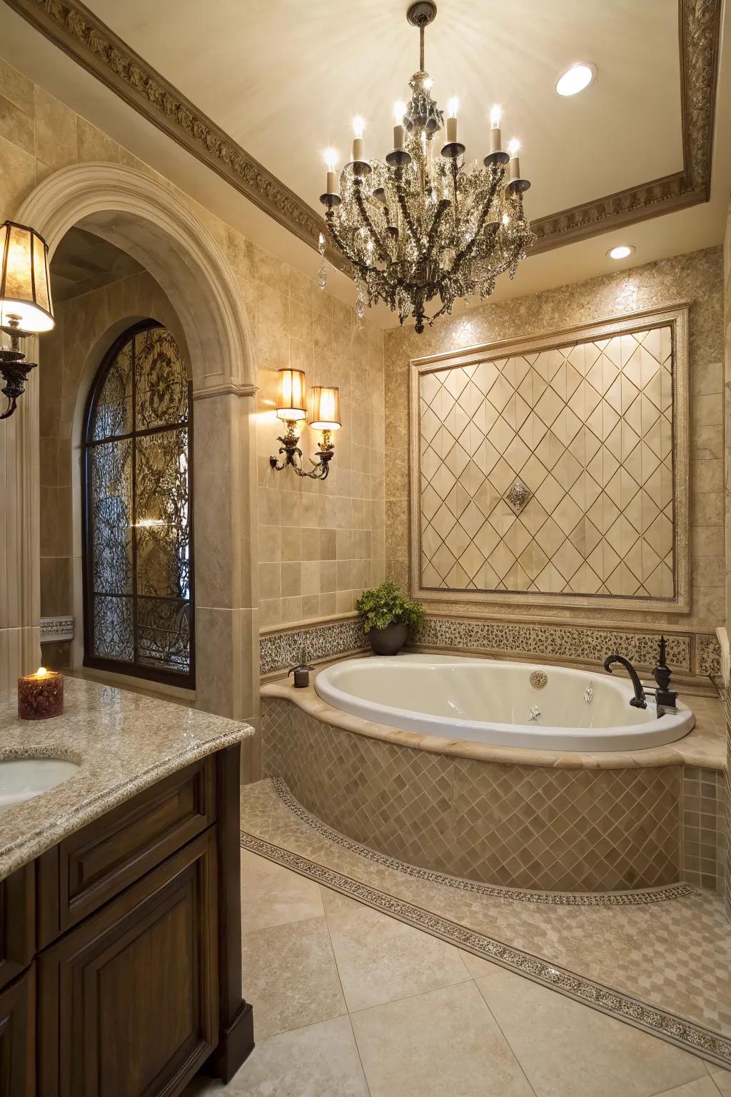 Stunning visual impact using surface tiles