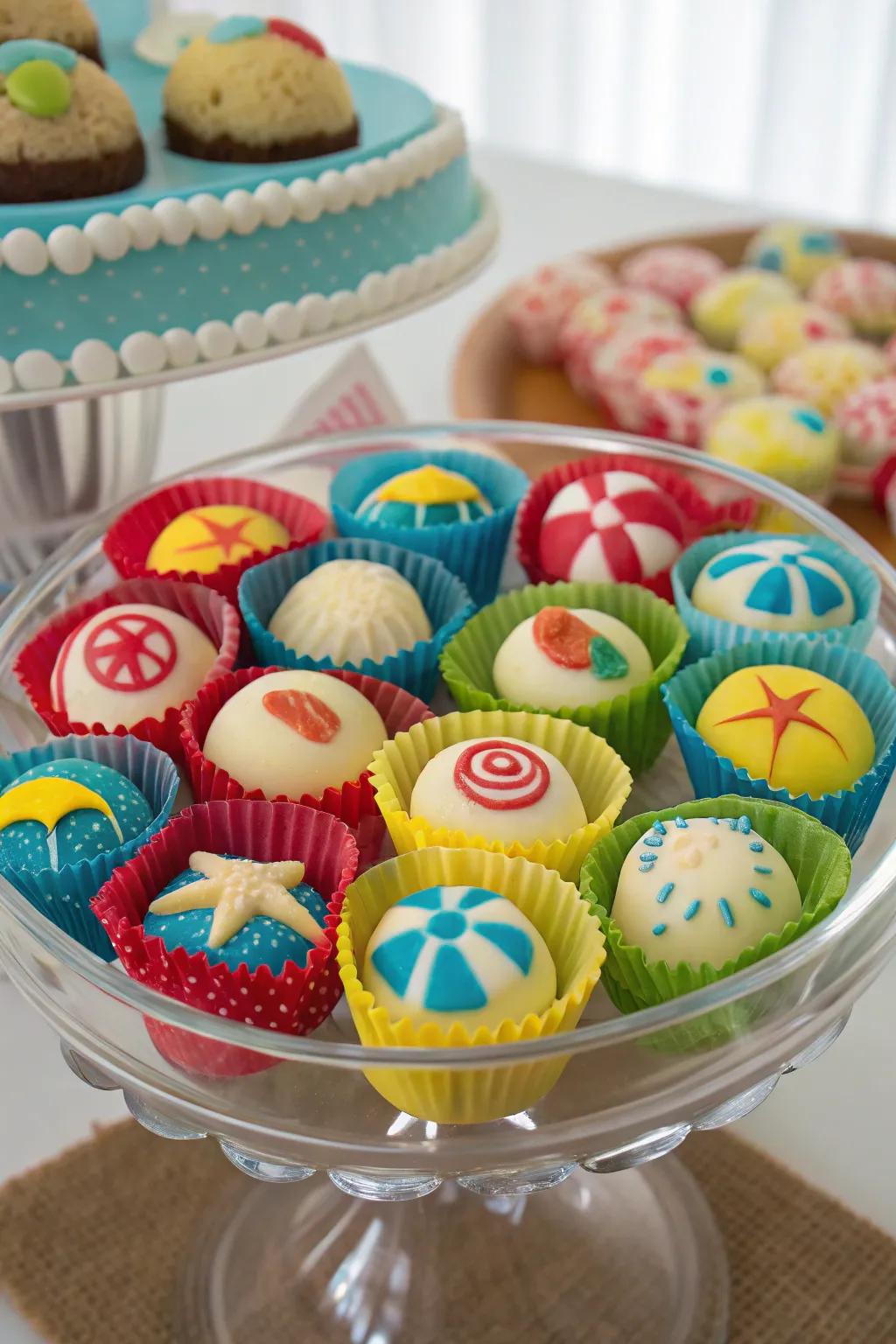 Seaside candies offer a sweet reminder of your coastal celebration.