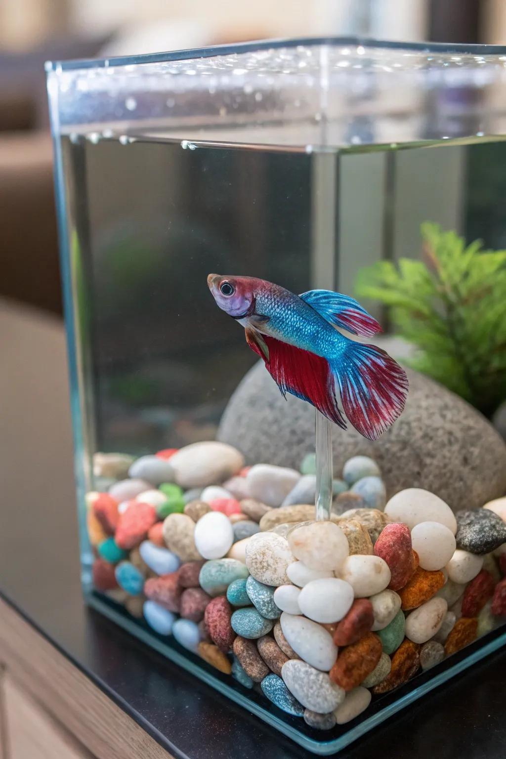 Decorative stones introduce elegance and style to your tank.
