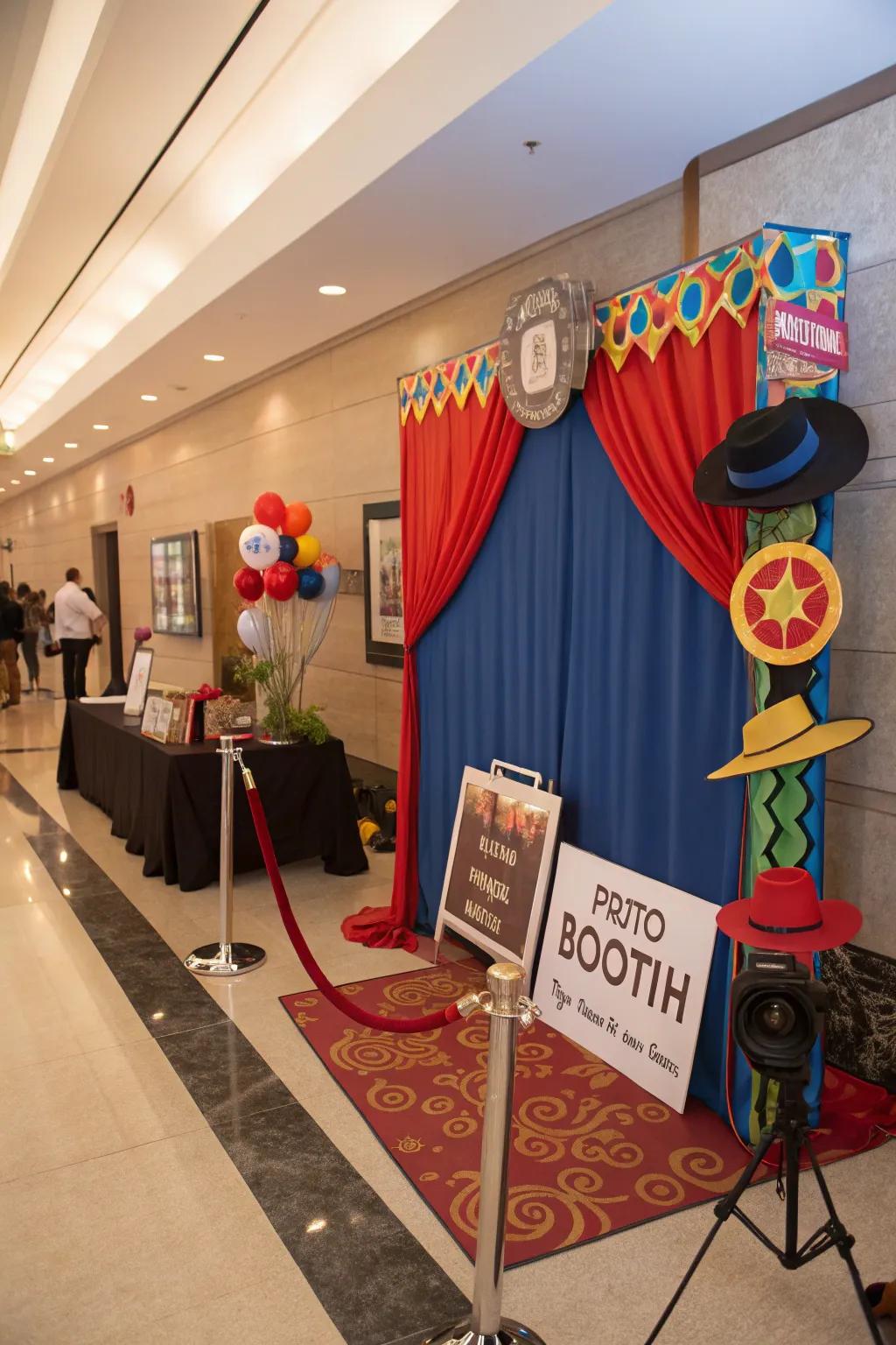 An interactive photo booth is lots of fun and creates memories to cherish.