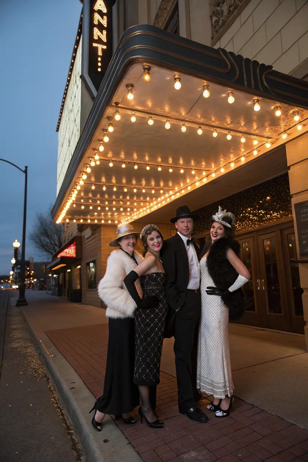 Step back in time with a vintage movie star style for a sprinkle of Hollywood charm.