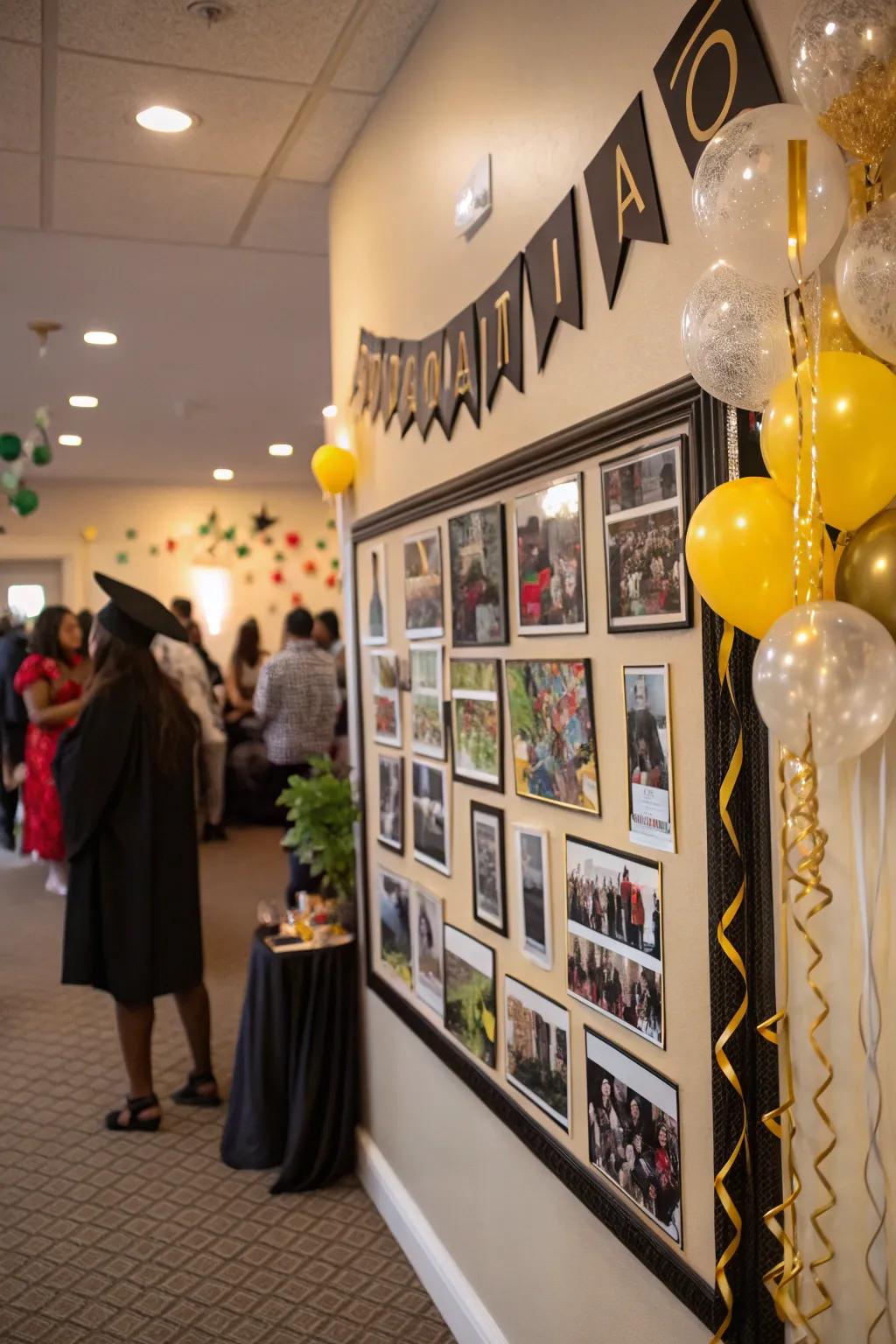 Design a sincere image arrangement of school memories.