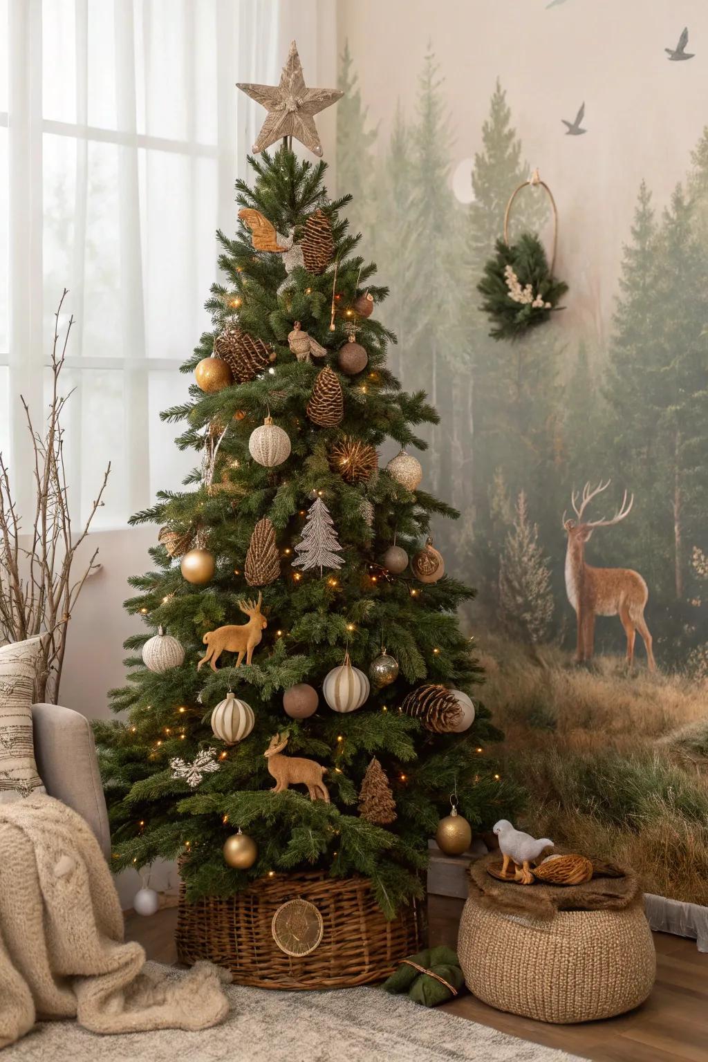 Evoke a sense of magic through a forest theme.