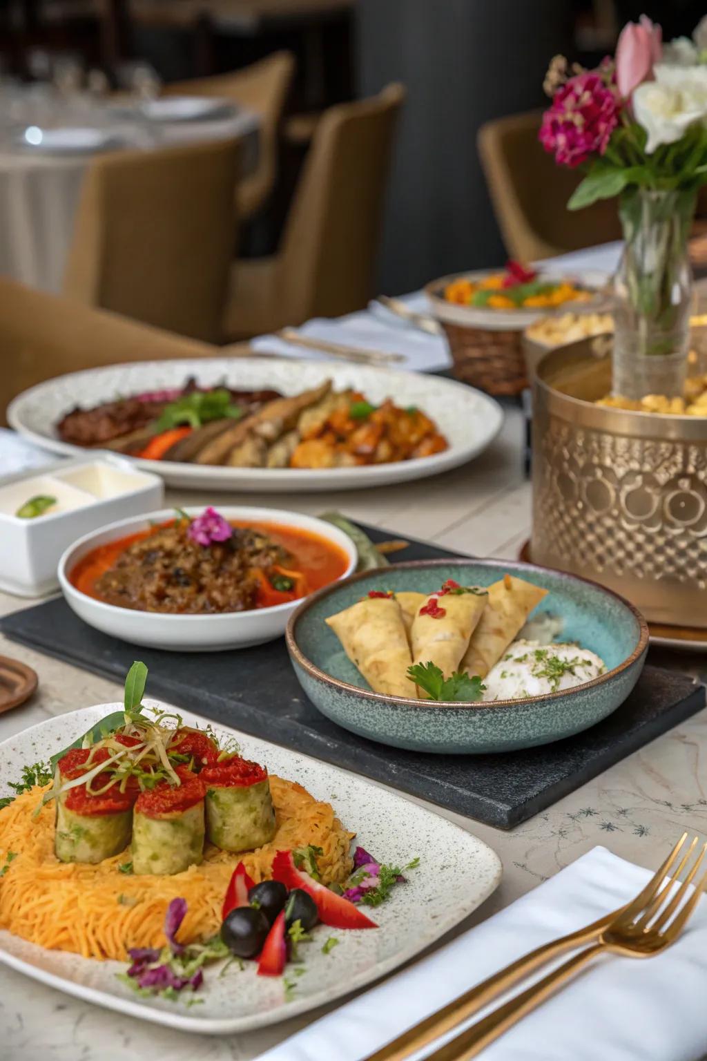 Cultural food merges the past and current tastes.