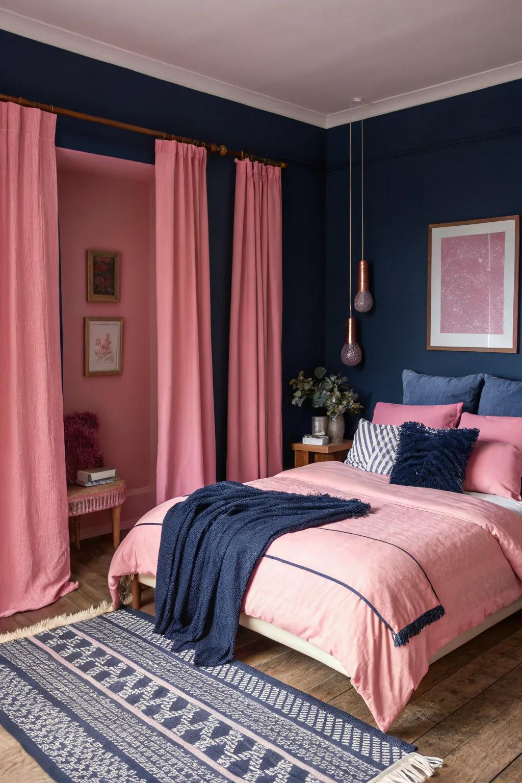 Unforeseen yet harmonious color arrangements create a visual delight.