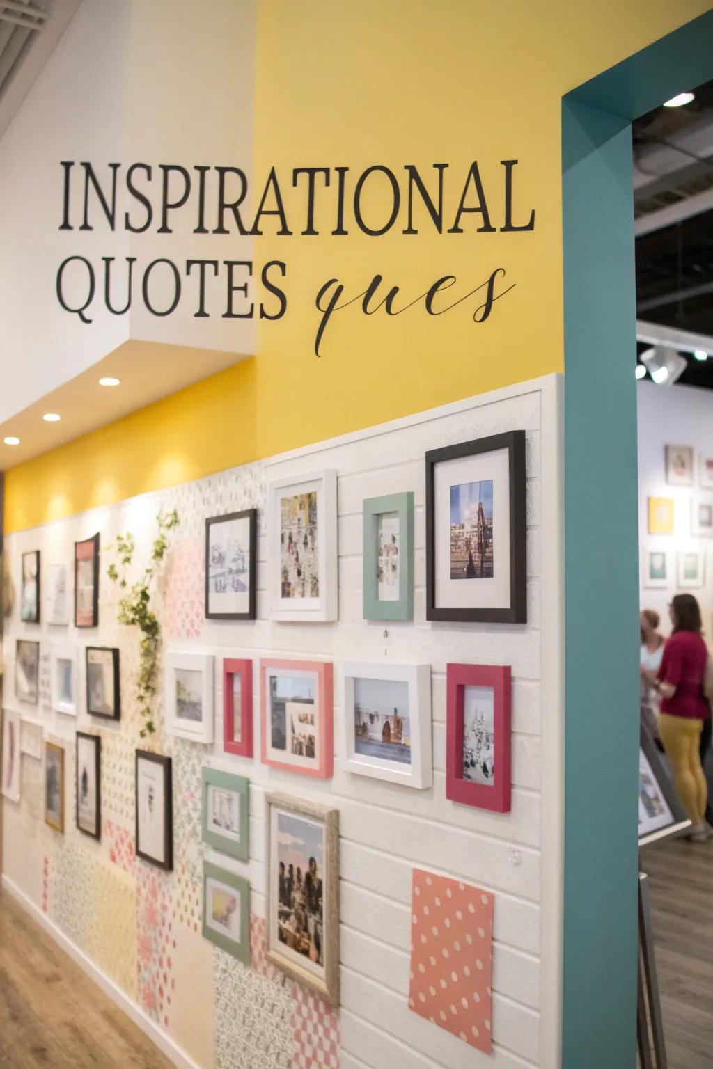 Word art injects character and inspiration into a space.