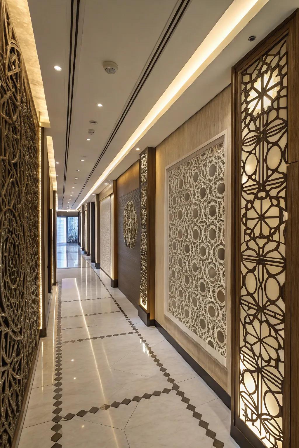 Dimensional decoration adds depth and visual interest to your decor, enhancing its allure.