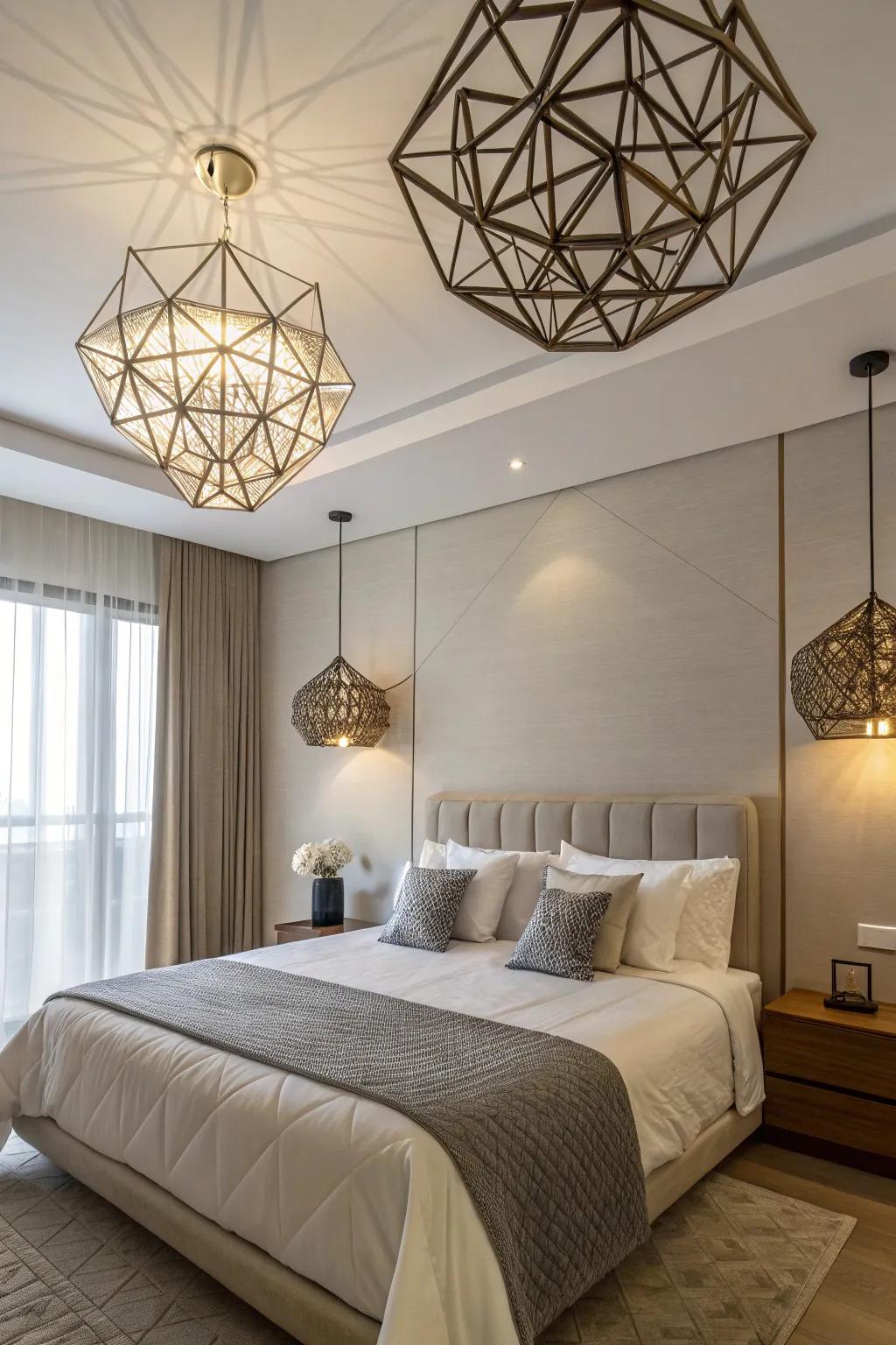 3D items provide a modern and intriguing decor option.