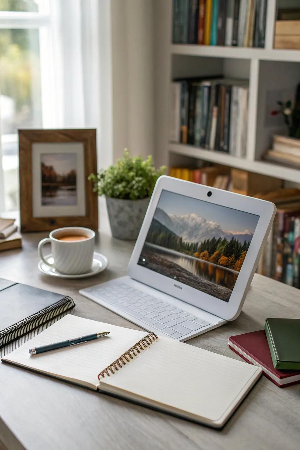 A digital display designed to inspire and motivate.