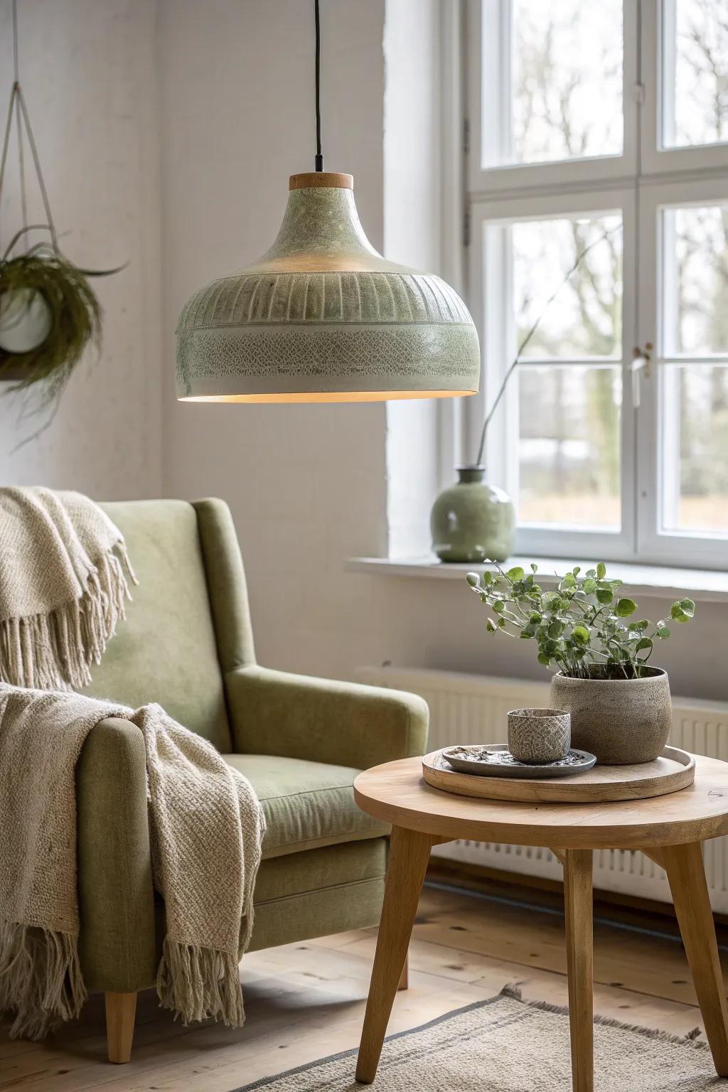 Light up your home with warm lighting to create a welcoming ambiance.