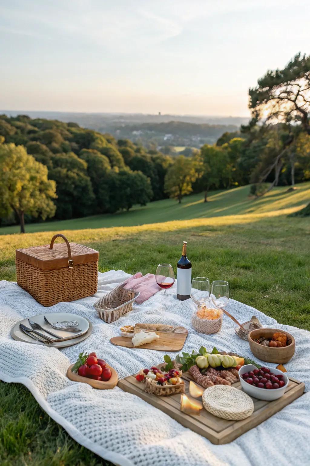 Enjoy the spring weather with a delightful Easter picnic.
