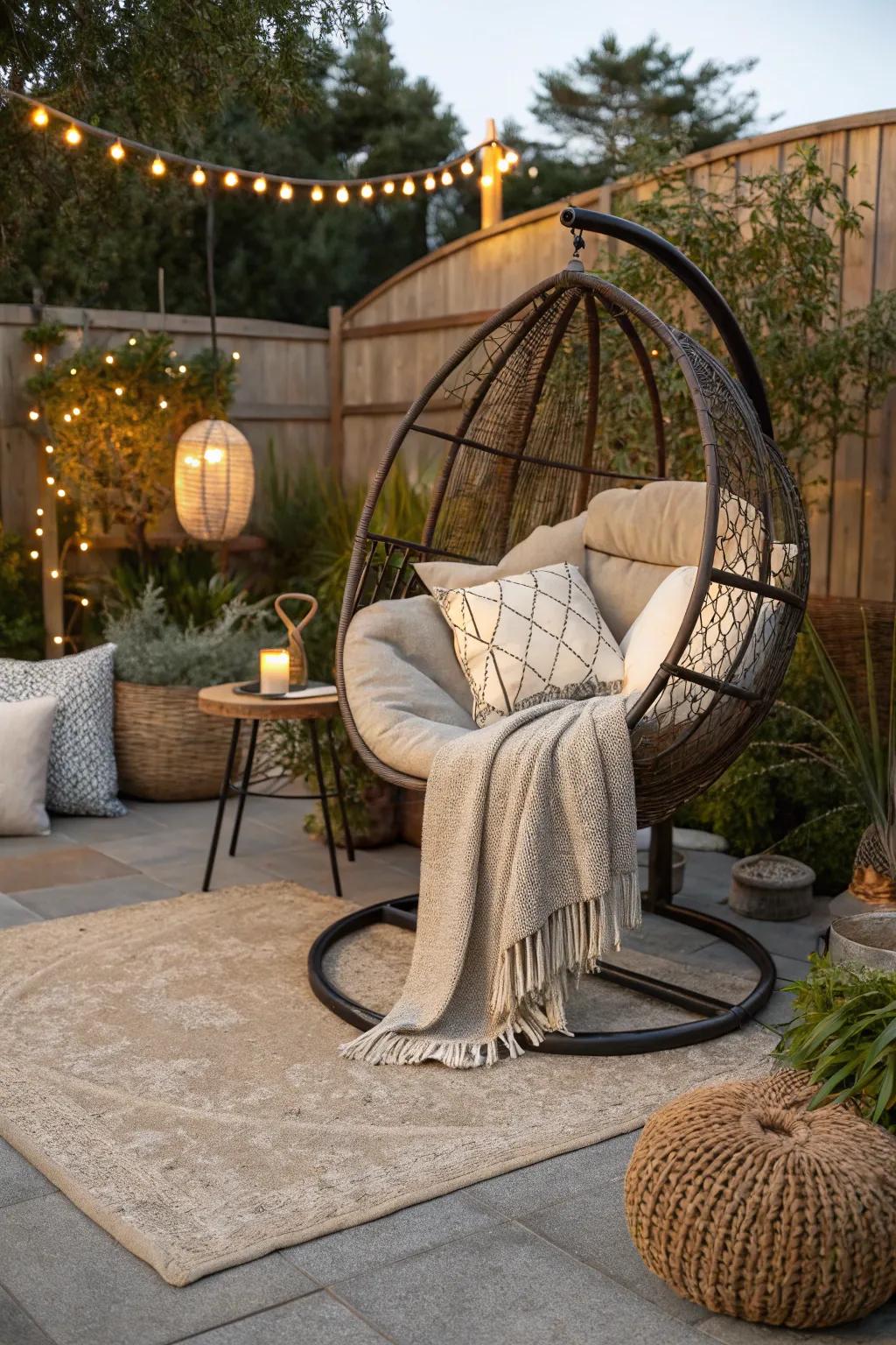 Introduce depth with a mix of textures.
