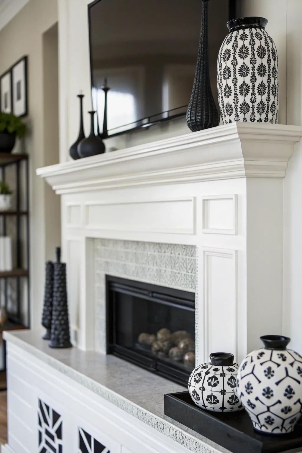 A monochrome layout offers a modern and fresh aesthetic.