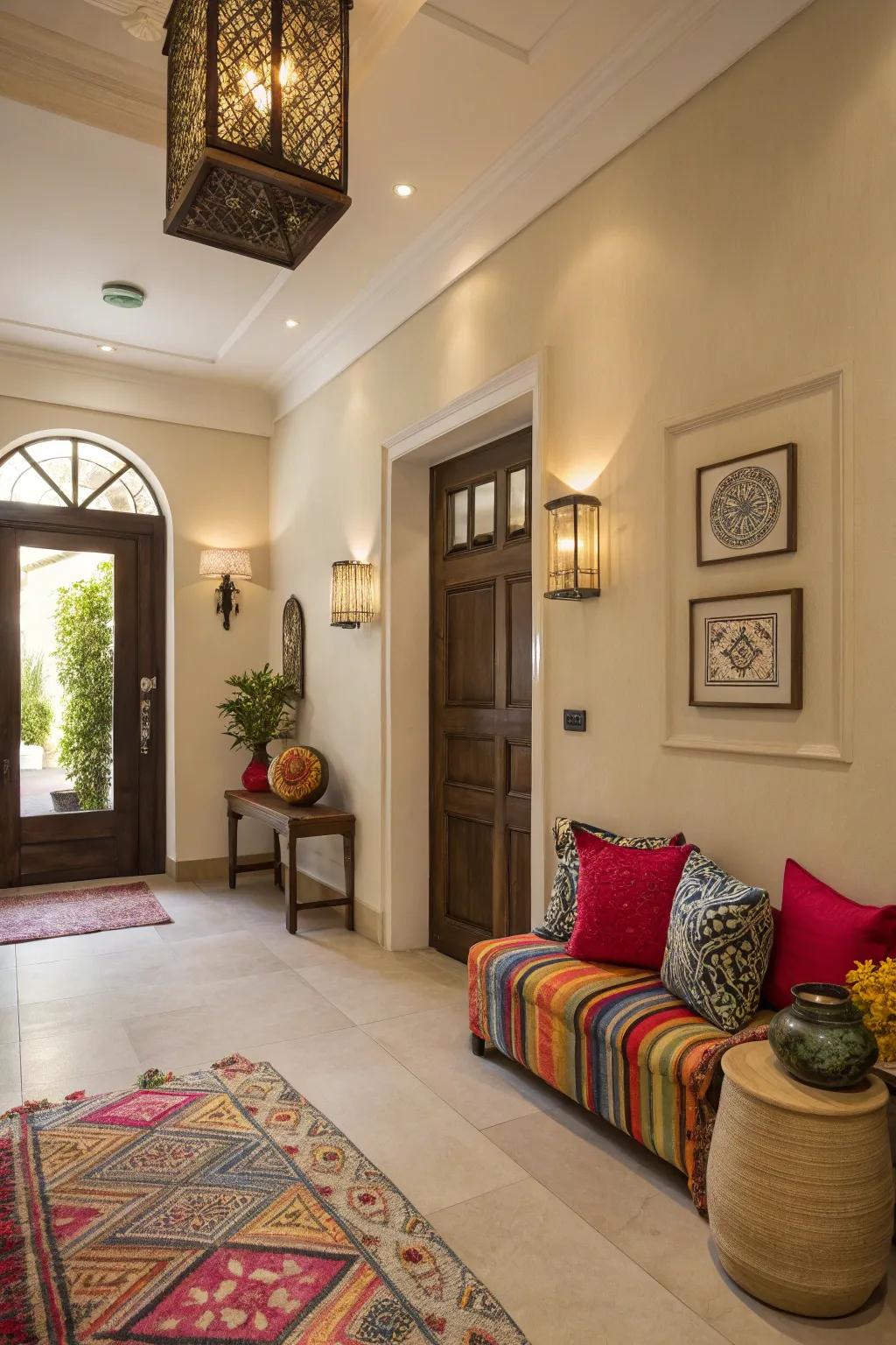 A harmonious color scheme sets a welcoming tone.