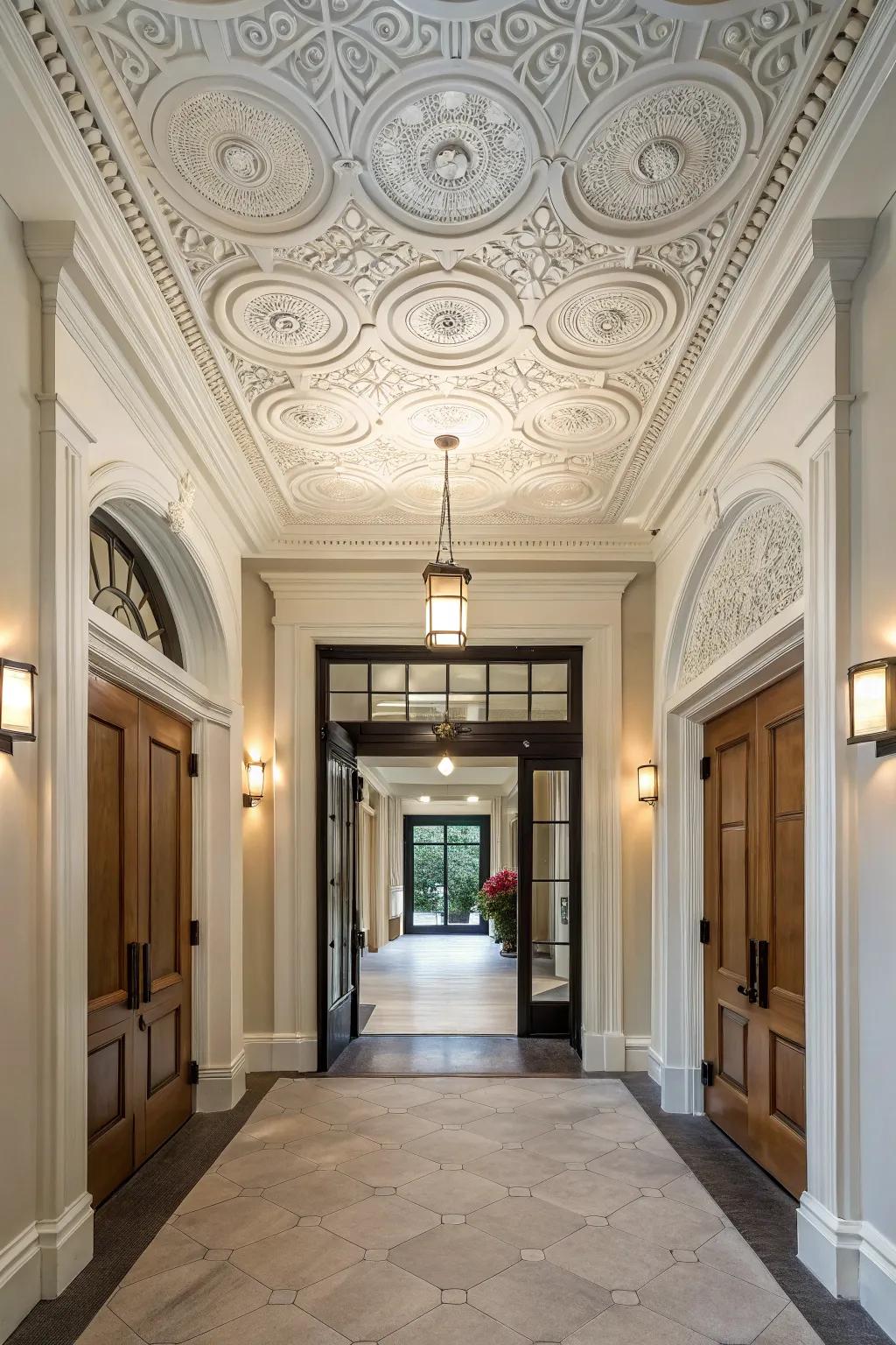 Unified designs create a fluid flow in your entryway.