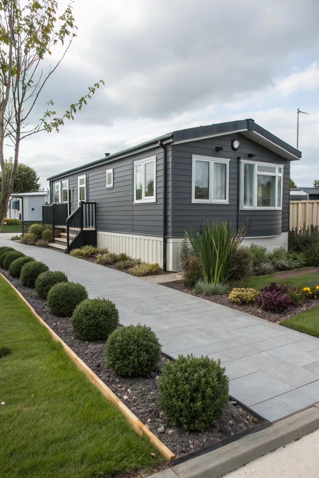 Coal gray exudes modern elegance and sophistication.