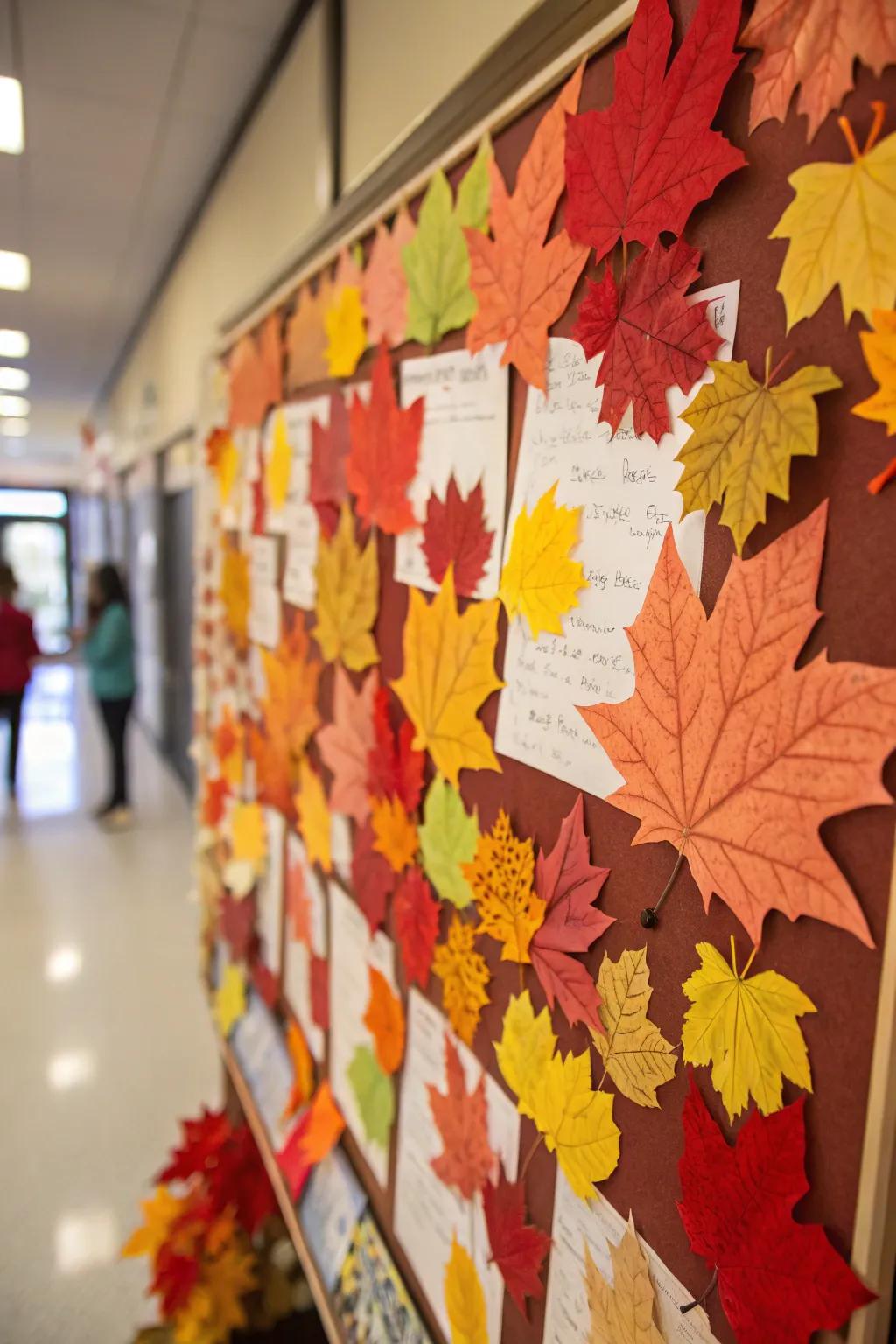 An Autumnal Hue Collage introduces a dash of vivid shades.