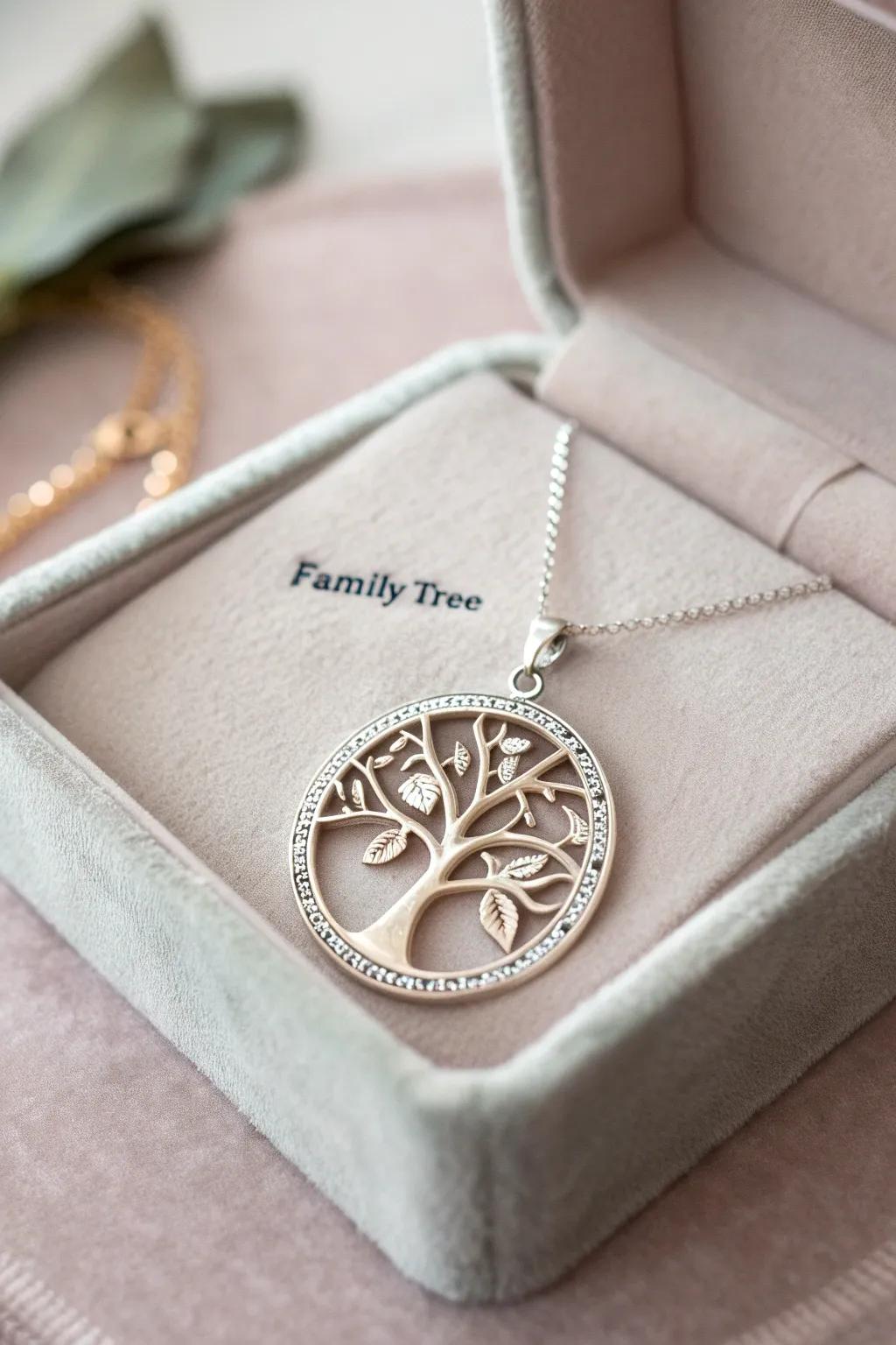 Tailored pendants are a wearable tribute to family.
