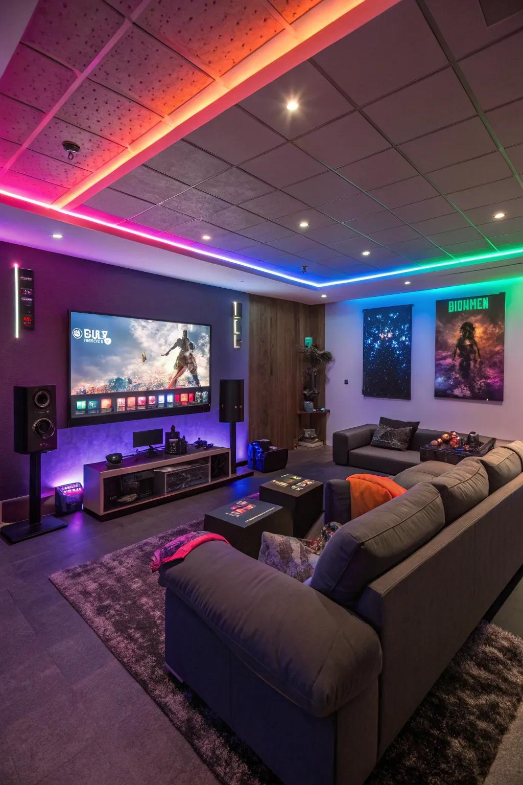 Intelligent lighting adapts to your gaming style.