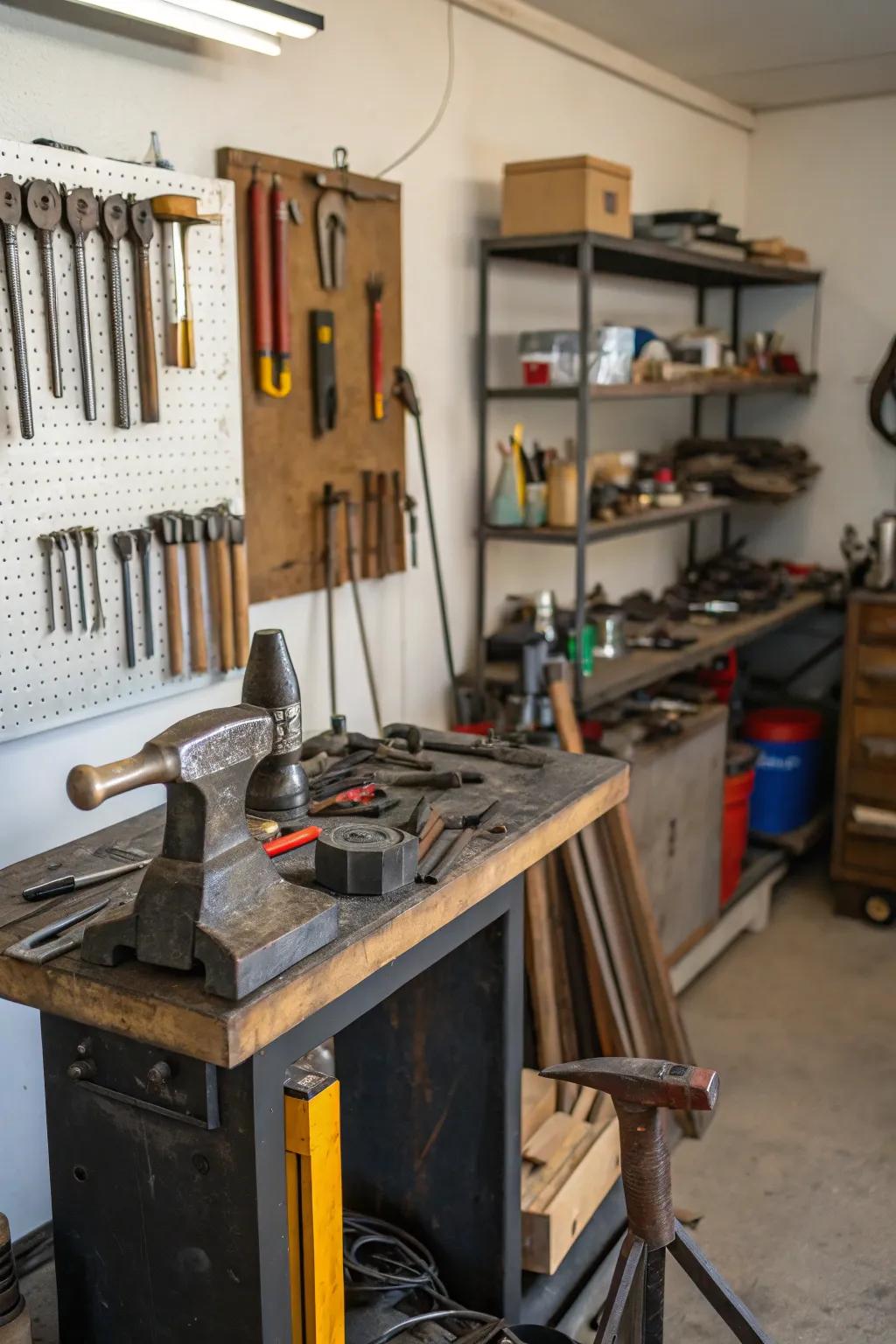 Designate a zone for your specific crafting needs.
