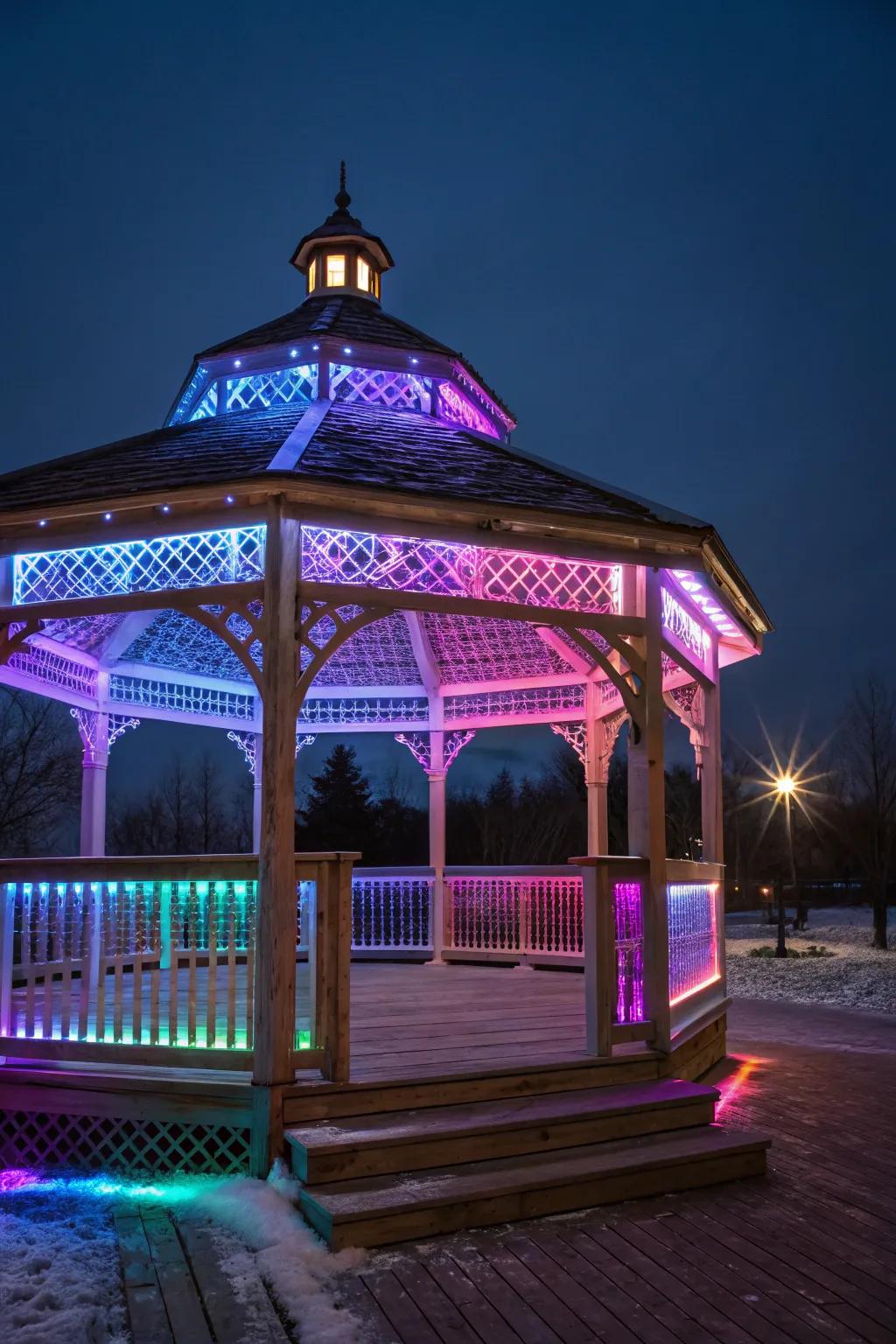 Color-shifting LEDs present a dynamic and versatile lighting possibility.
