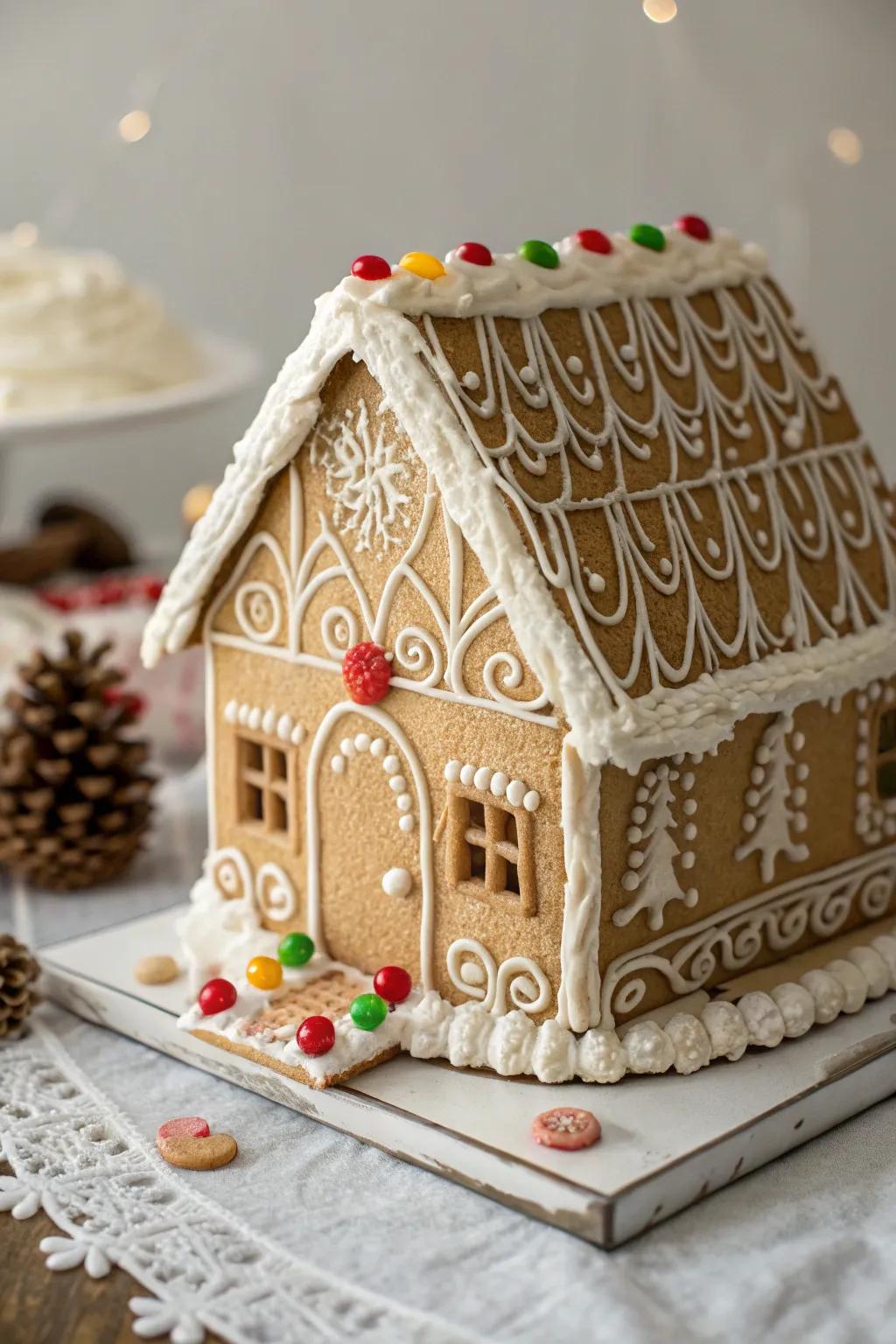Victorian confectionary house showcasing historical refinement.