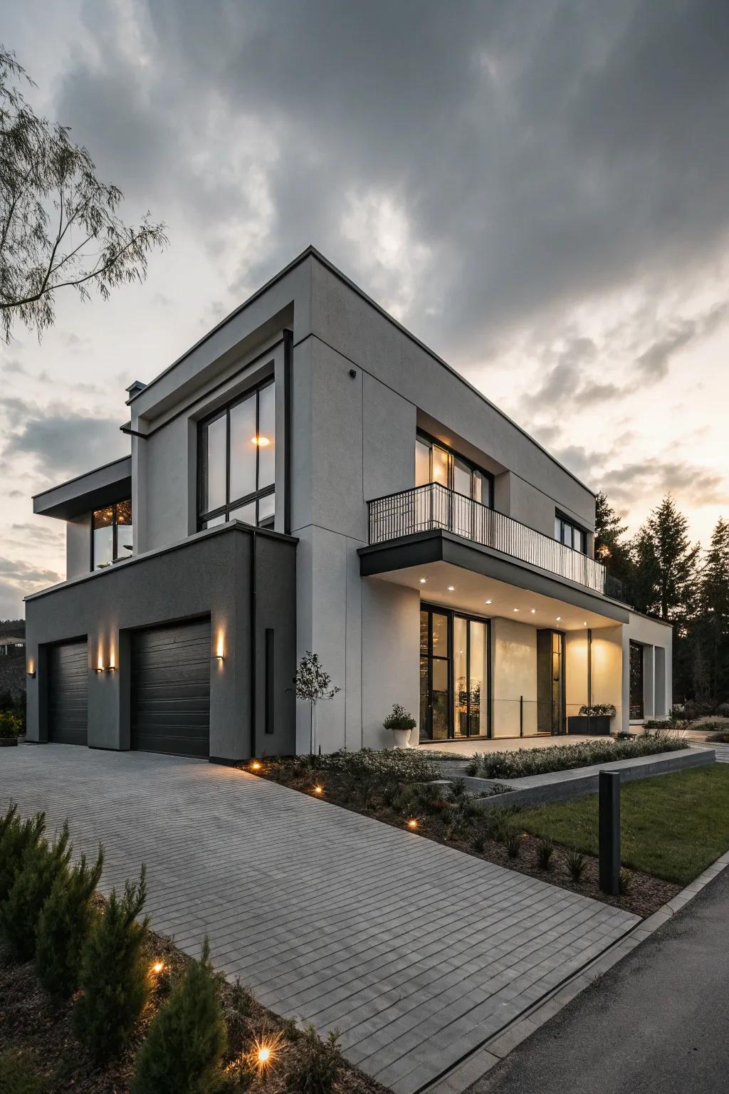 A grey diminution offers a subtle yet sophisticated look.