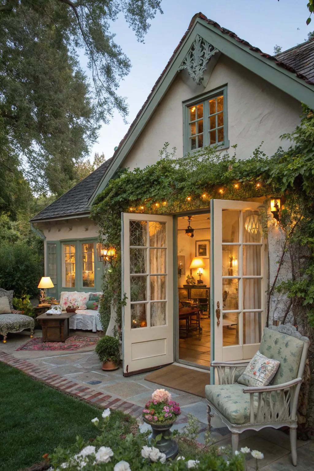 A captivating guest house with a comfortable, quaint aesthetic.