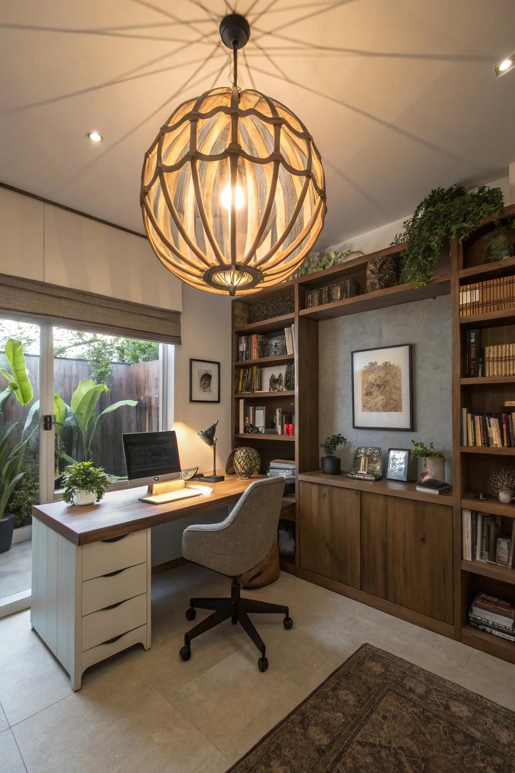 Form lights inject artistic flair and interest into your workspace.