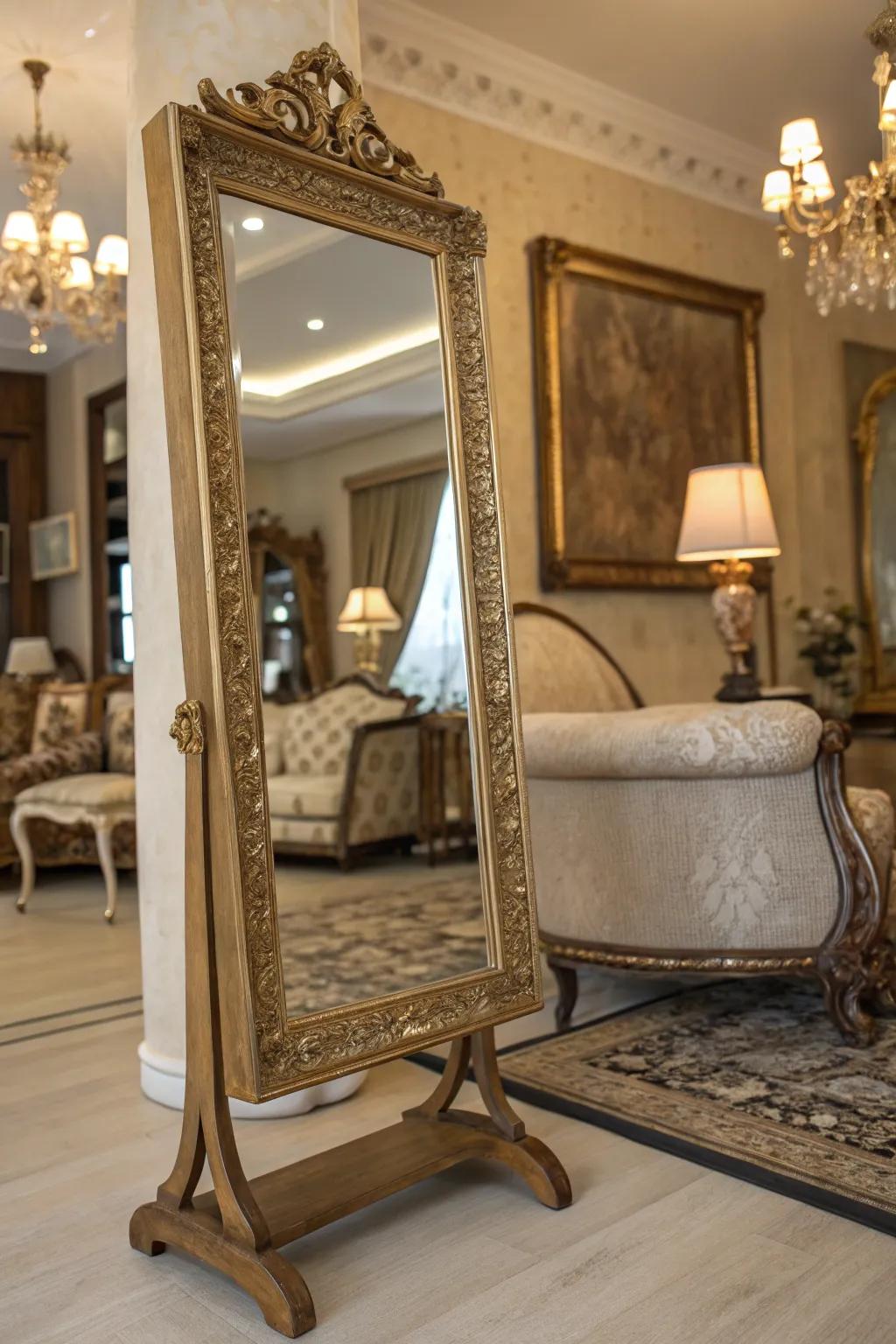 Classic mirrors bring ageless elegance to modern spaces.