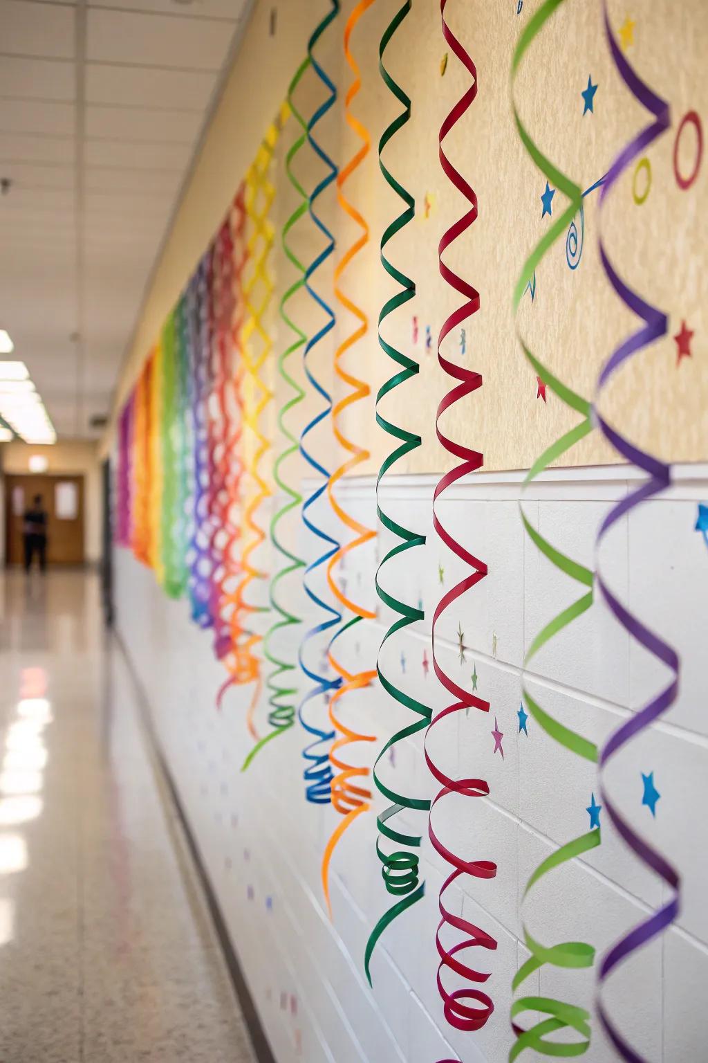 Turn paper strips into wall art using creative designs.