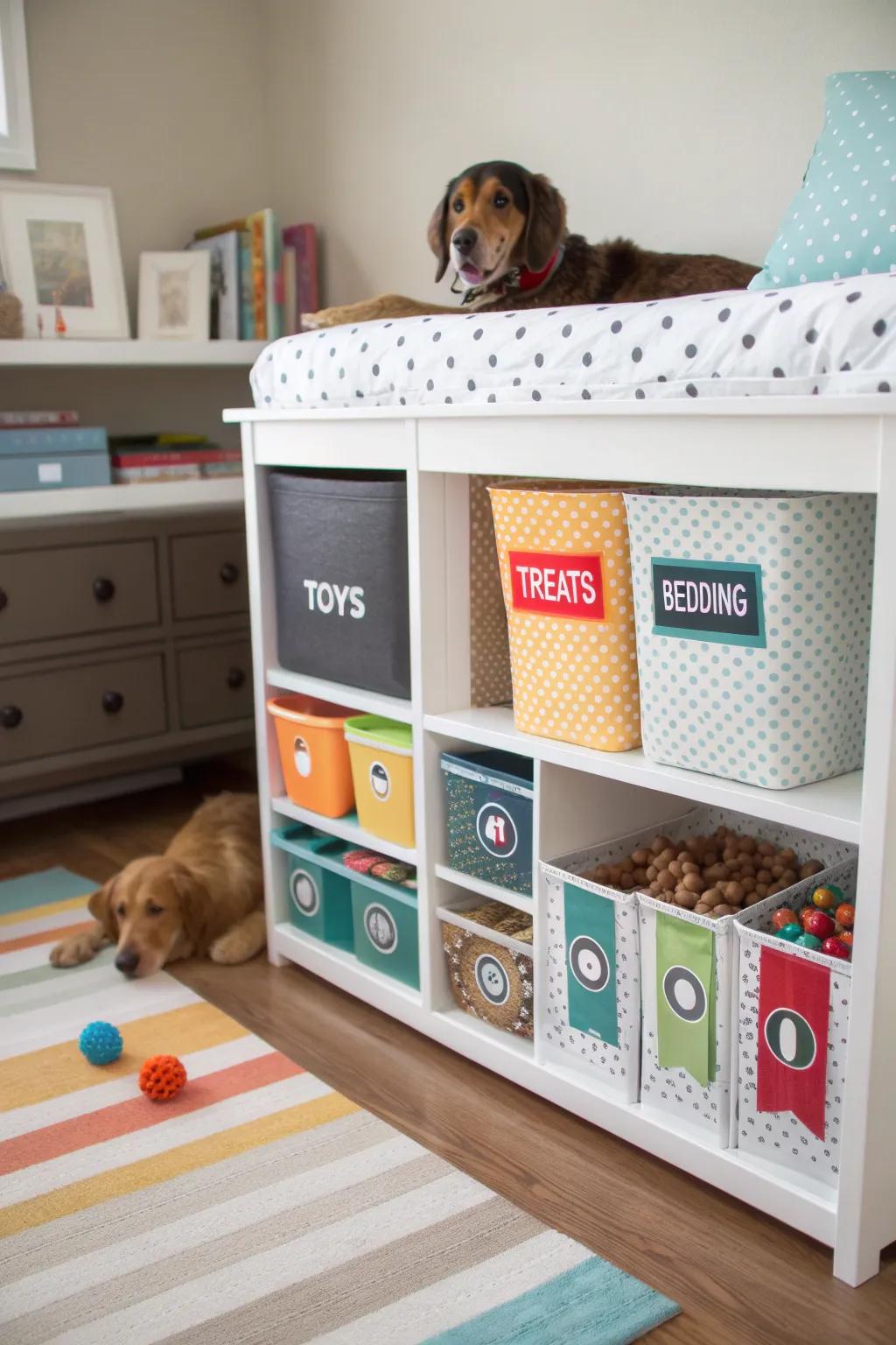 Ingenious handcrafted stowing containers for chic and structured stowing.