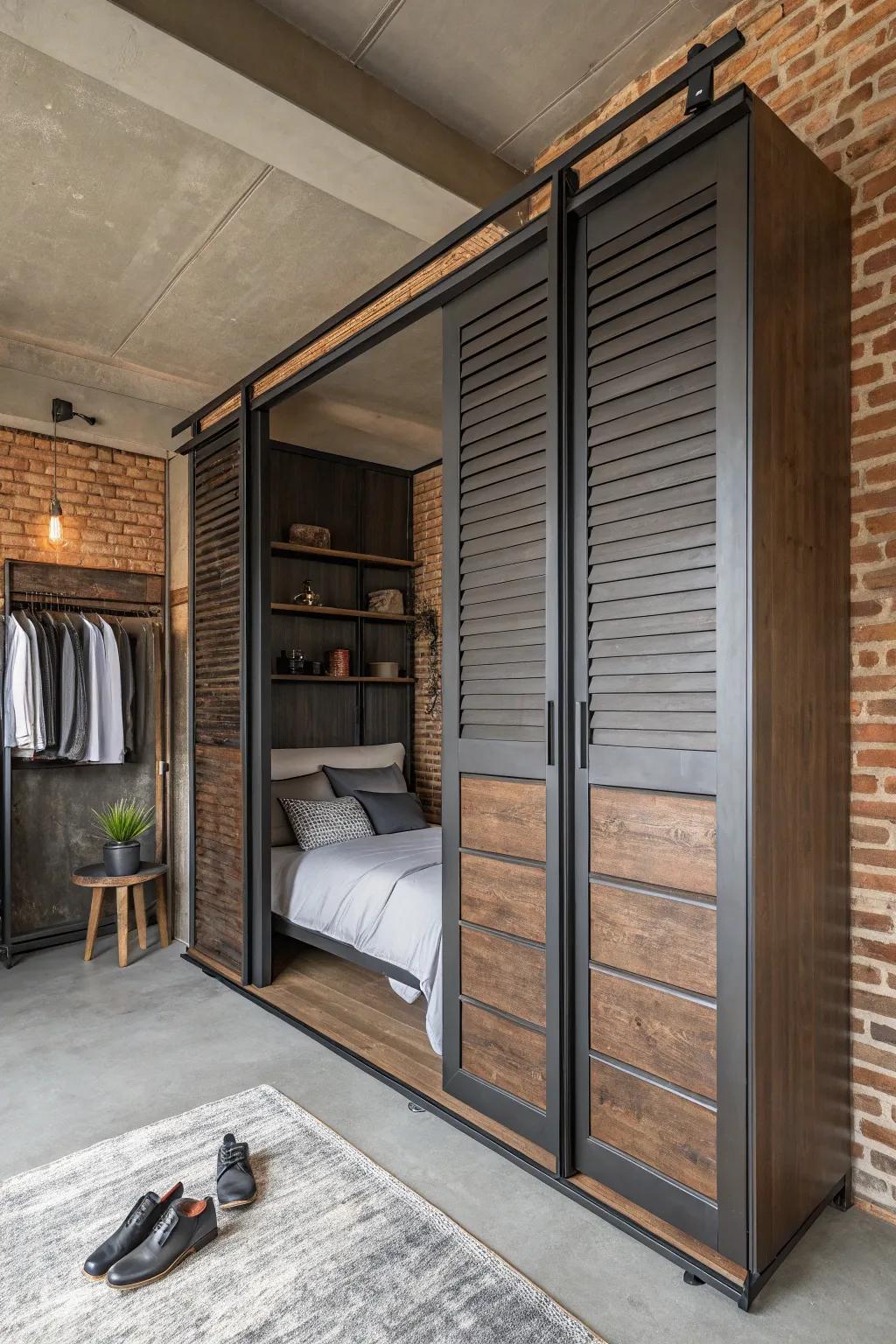 Sliding slats: ventilation meets aesthetics.