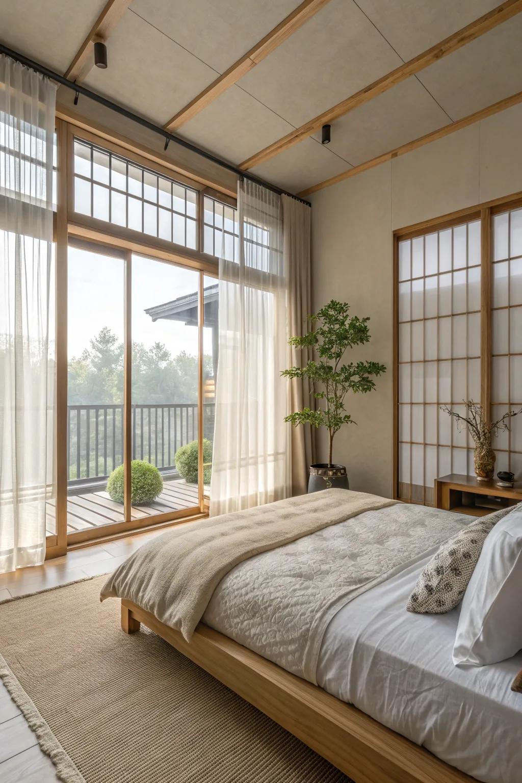 Bask in sunlight that transforms and energizes this serene space.