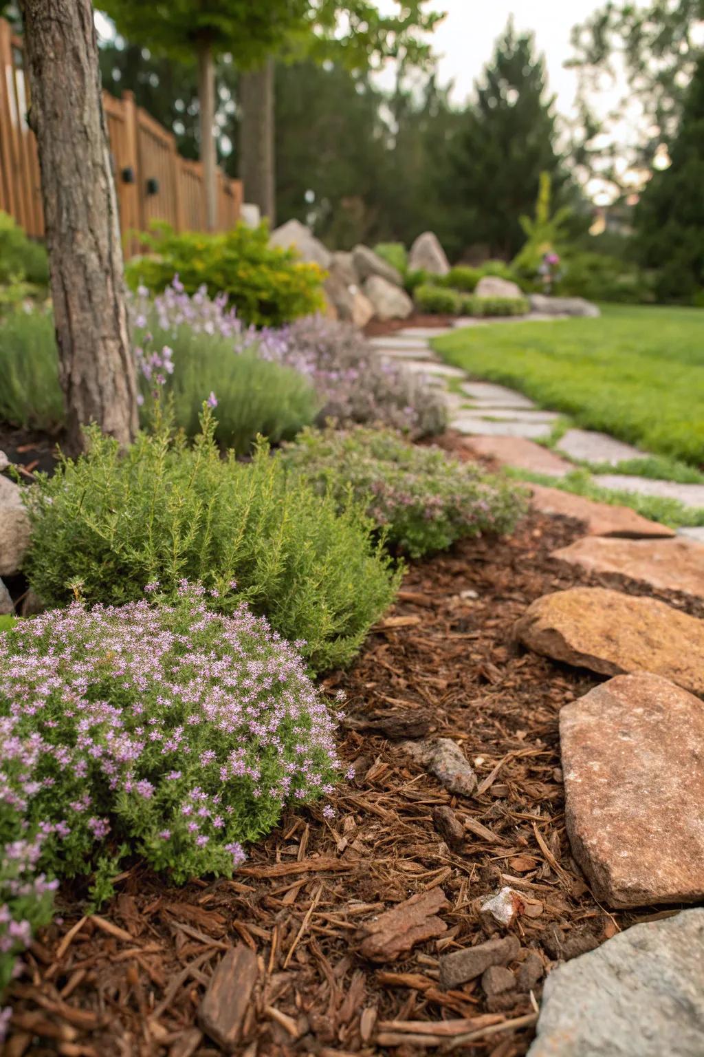 Ground covers bring texture and make your garden easier to care for.