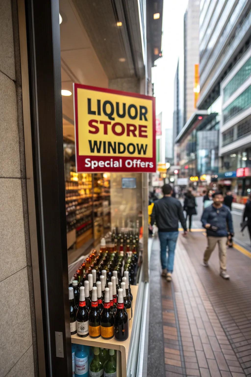 Promotional signs boost engagement and store visits.