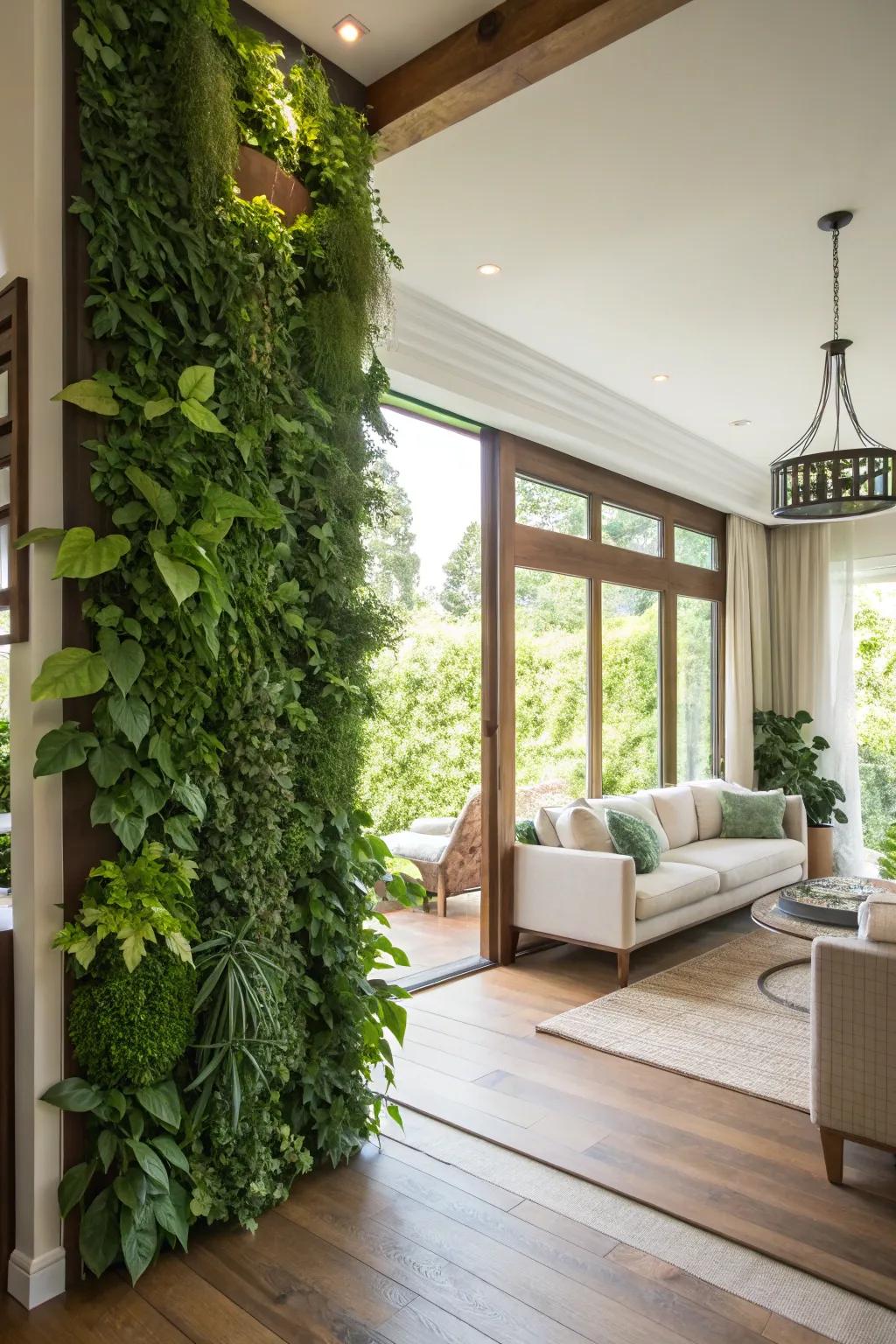 Vertical garden panels bring life to your walls.