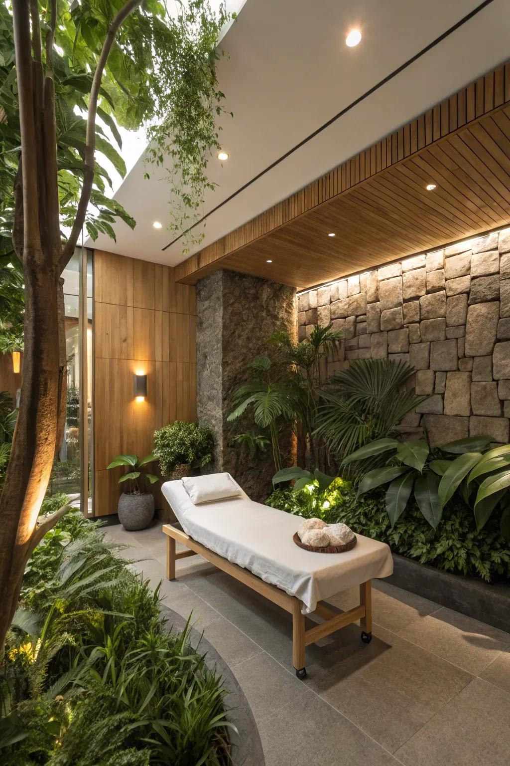 Nature's touch brings warmth and tranquility.