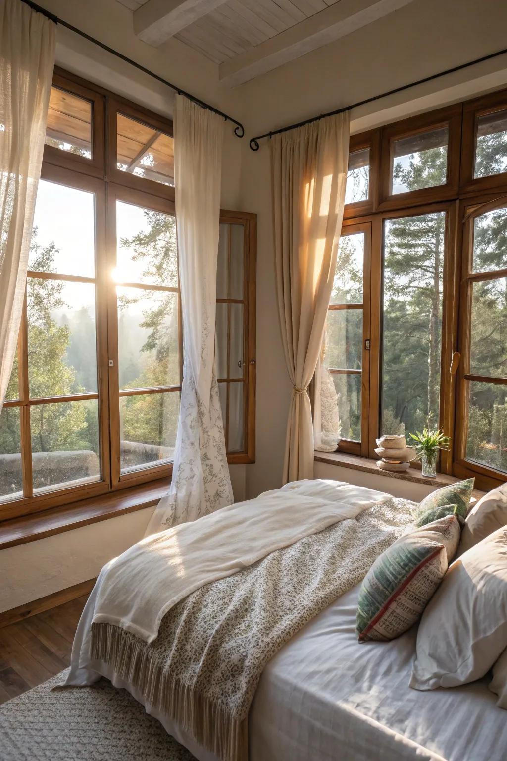 Daylight exposure creating a spacious and welcoming atmosphere.