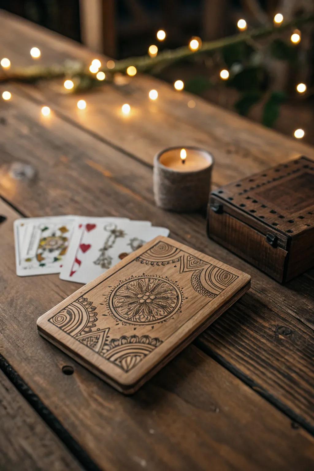 Wood cards are a lasting keepsake for heartfelt messages.