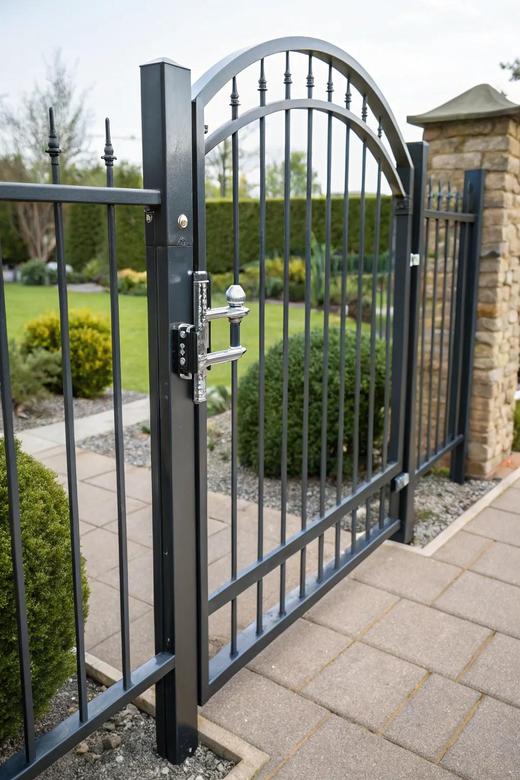 Secure gates deliver safety without sacrificing style.
