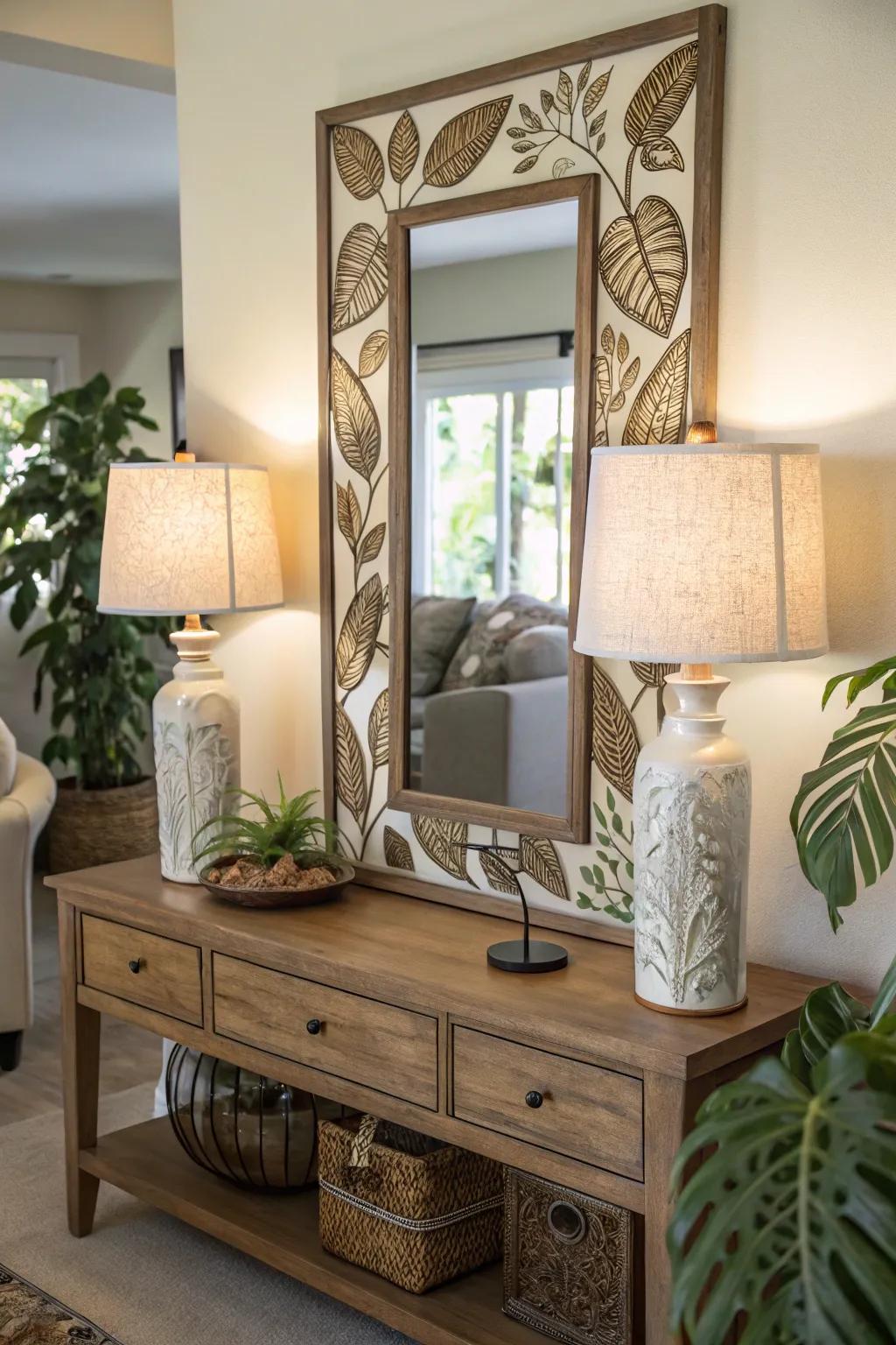 Themed designs inspired by nature evoke tranquility and peace.